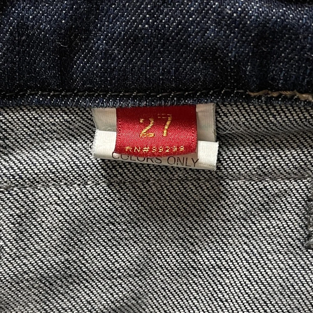 Level 99 Capri Dark Blue Cropped Size 27 Jeans - Picture 6 of 10